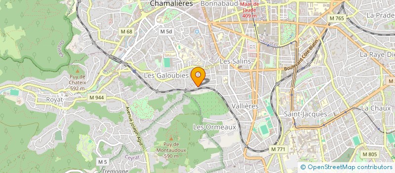 localisation de l'entreprise HOLDING INVESTIR  CLERMONT-FERRAND