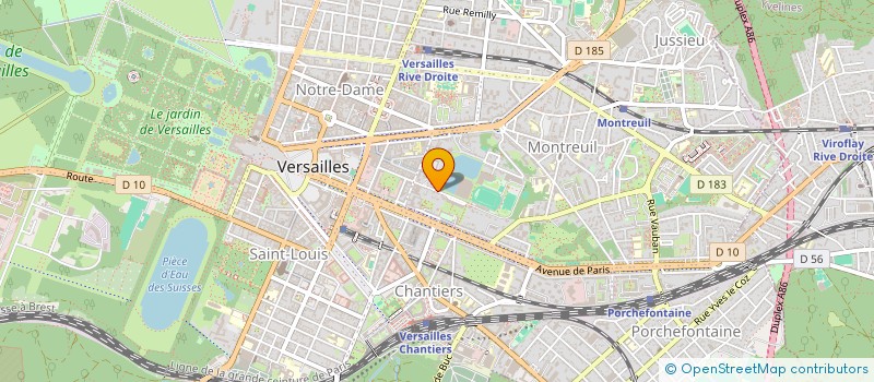 localisation de l'entreprise HOLDING INVESTISSEMENTS EXPERTISE COMPTABLE à VERSAILLES