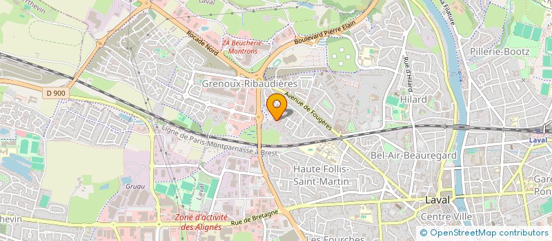 localisation de l'entreprise HOLDING INVESTY à LAVAL