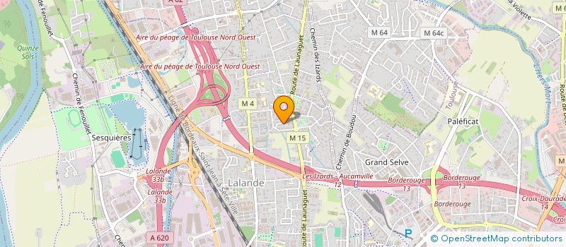 localisation de l'entreprise HOLDING ISF  TOULOUSE