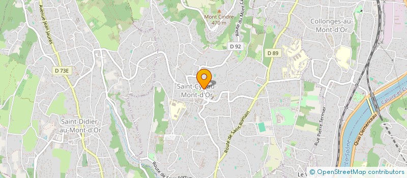 localisation de l'entreprise HOLDING ISO2003  SAINT-CYR-AU-MONT-D'OR