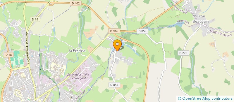 localisation de l'entreprise HOLDING ISP à LA FERTE MACE