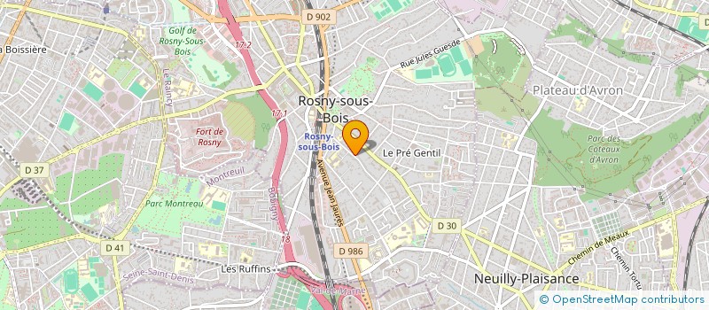 localisation de l'entreprise HOLDING ISSAM à ROSNY-SOUS-BOIS