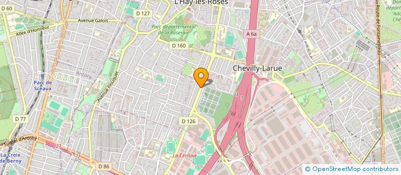 localisation de l'entreprise HOLDING J.BLEGER  CHEVILLY-LARUE