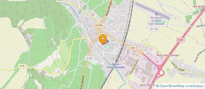 localisation de l'entreprise HOLDING J. CARTRON à NUITS-SAINT-GEORGES