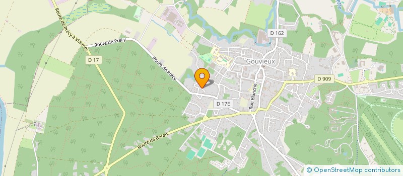 localisation de l'entreprise HOLDING J.M.D.  GOUVIEUX