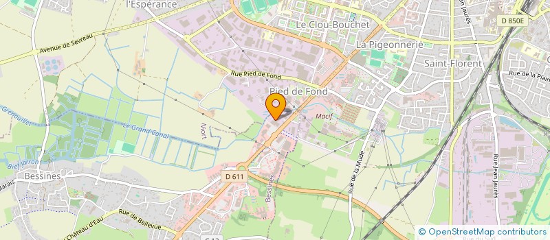 localisation de l'entreprise HOLDING J.M INVEST  BESSINES