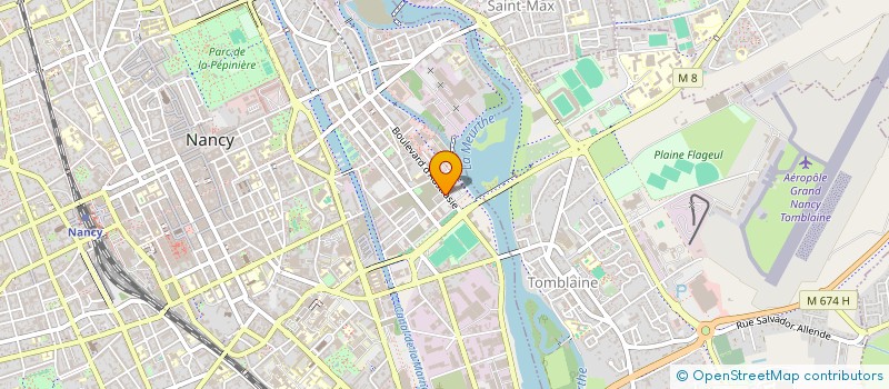 localisation de l'entreprise HOLDING J2BF  NANCY