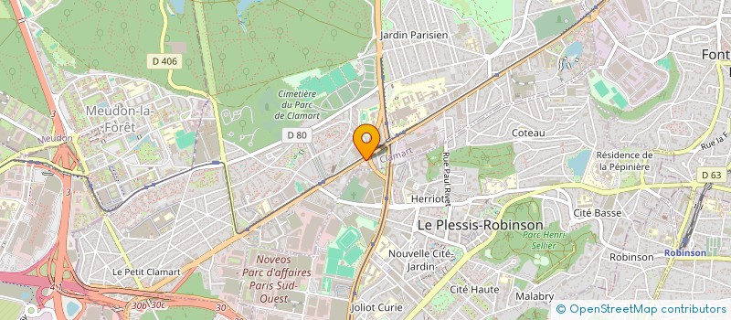 localisation de l'entreprise HOLDING J2LT à CLAMART