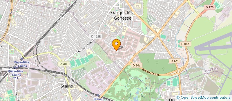 localisation de l'entreprise HOLDING J2M  GARGES-LES-GONESSE