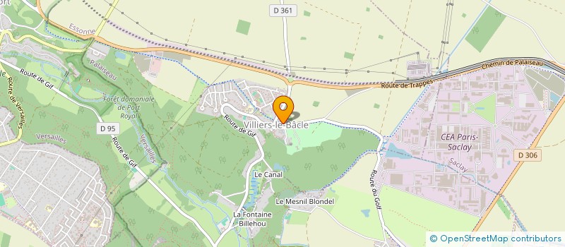 localisation de l'entreprise HOLDING JA-MEL INVEST  VILLIERS-LE-BACLE