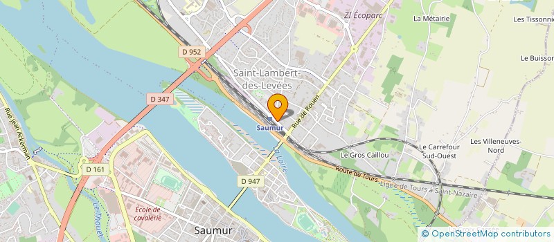 localisation de l'entreprise HOLDING JACOB  SAUMUR