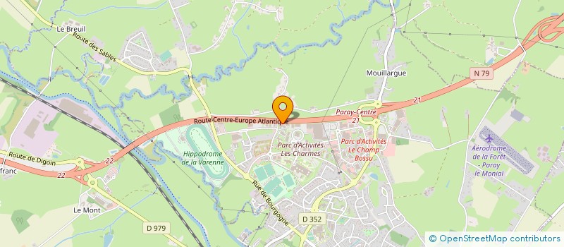 localisation de l'entreprise HOLDING JACODON à PARAY-LE-MONIAL
