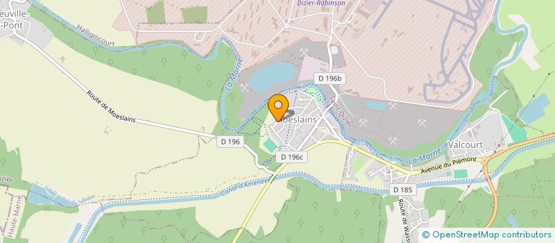 localisation de l'entreprise HOLDING JACQUEMIN à LANEUVILLE-AU-PONT