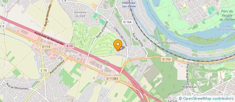 localisation de l'entreprise HOLDING JADDANI  VILLENNES-SUR-SEINE