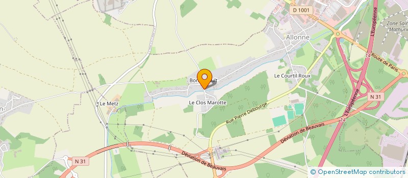 localisation de l'entreprise HOLDING JAFFRE  RONQUEROLLES