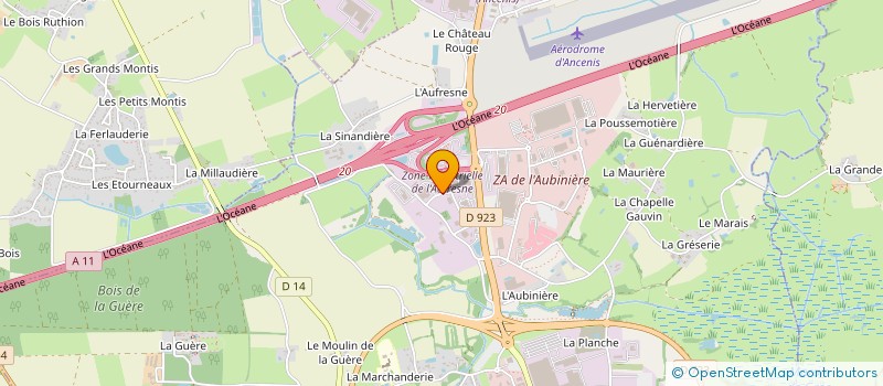 localisation de l'entreprise HOLDING JAHAN R3M à ANCENIS-SAINT-GEREON
