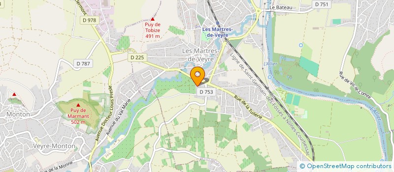 localisation de l'entreprise HOLDING JALA  LES MARTRES-DE-VEYRE