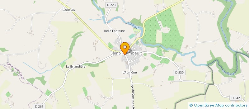 localisation de l'entreprise HOLDING JAMELOT à SAINT-FRAIMBAULT