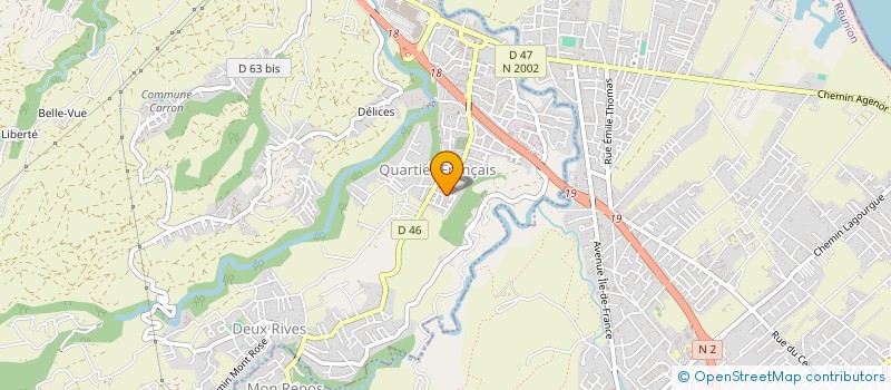 localisation de l'entreprise HOLDING JANOWSKI MAEVA  SAINTE-SUZANNE