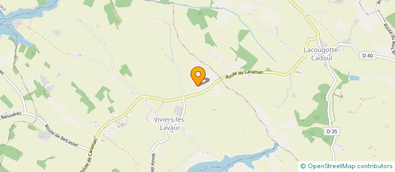 localisation de l'entreprise HOLDING JB  VIVIERS-LES-LAVAUR