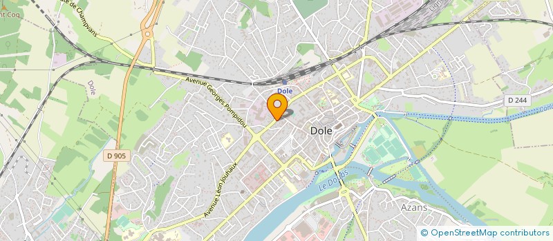 localisation de l'entreprise HOLDING JBAL à DOLE