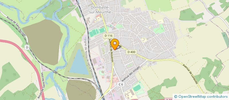 localisation de l'entreprise HOLDING JBC  DOMBASLE-SUR-MEURTHE