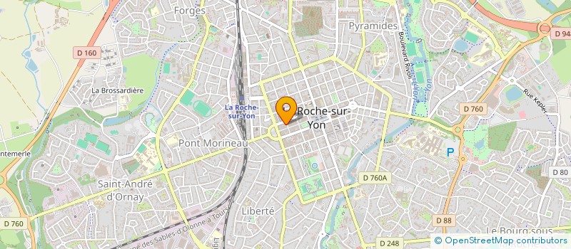 localisation de l'entreprise HOLDING JBMP  LA ROCHE-SUR-YON