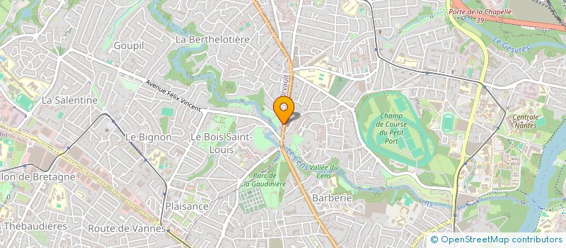 localisation de l'entreprise HOLDING JBN à ORVAULT