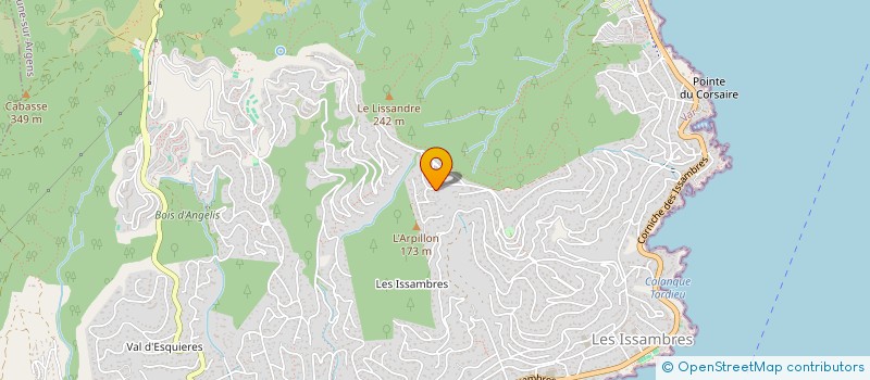localisation de l'entreprise HOLDING JCM & AM  ROQUEBRUNE-SUR-ARGENS