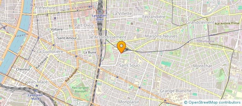 localisation de l'entreprise HOLDING JCMAMS  LYON