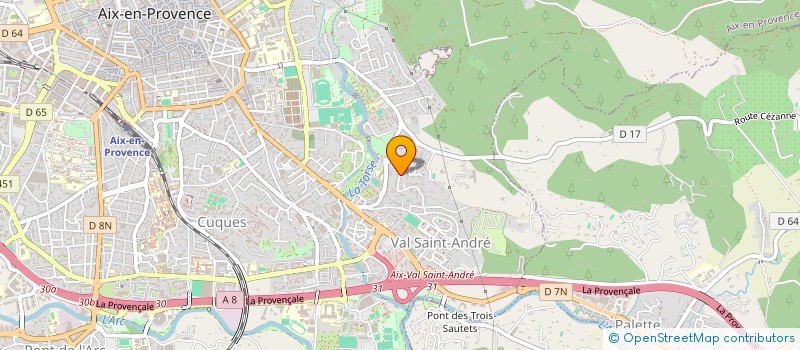 localisation de l'entreprise HOLDING JCR  AIX-EN-PROVENCE