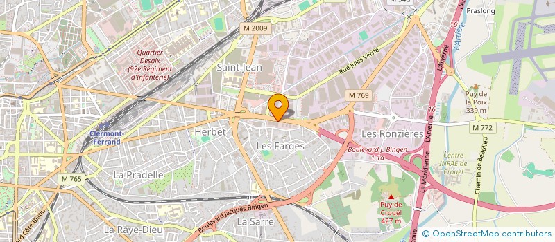 localisation de l'entreprise HOLDING JD  CLERMONT-FERRAND