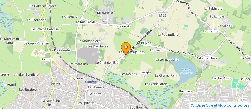 localisation de l'entreprise HOLDING JD INVEST  COUERON