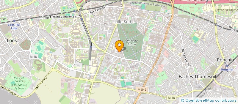 localisation de l'entreprise HOLDING JDS à LILLE