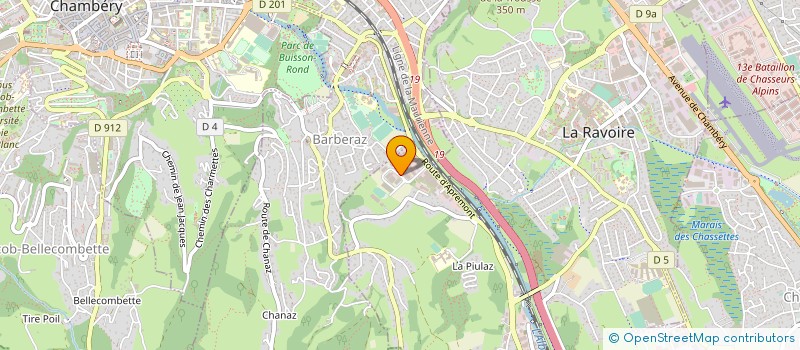 localisation de l'entreprise HOLDING JEMMAL  CHAMBERY