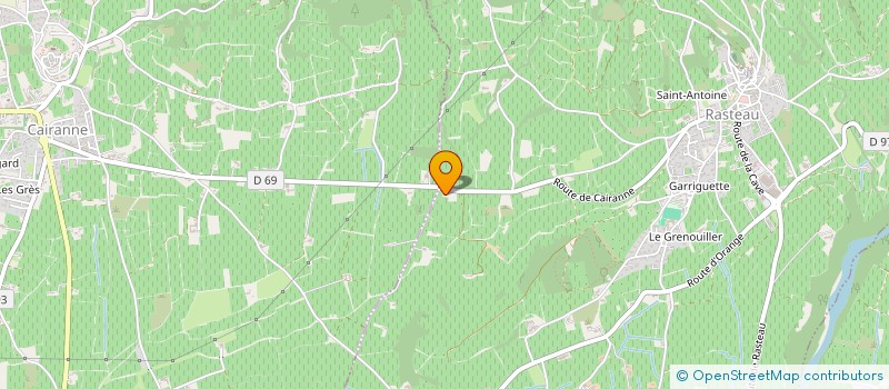 localisation de l'entreprise HOLDING JEROME BRESSY  RASTEAU