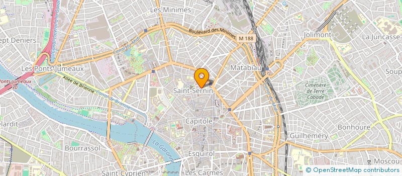 localisation de l'entreprise HOLDING JEROME CAILLEAU  TOULOUSE