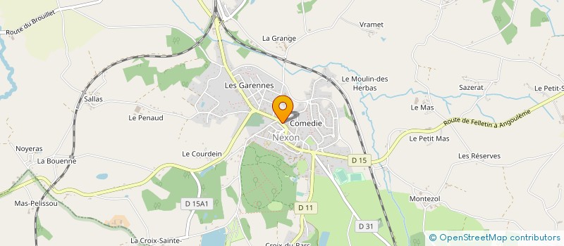 localisation de l'entreprise HOLDING JEROME LECONTE  NEXON