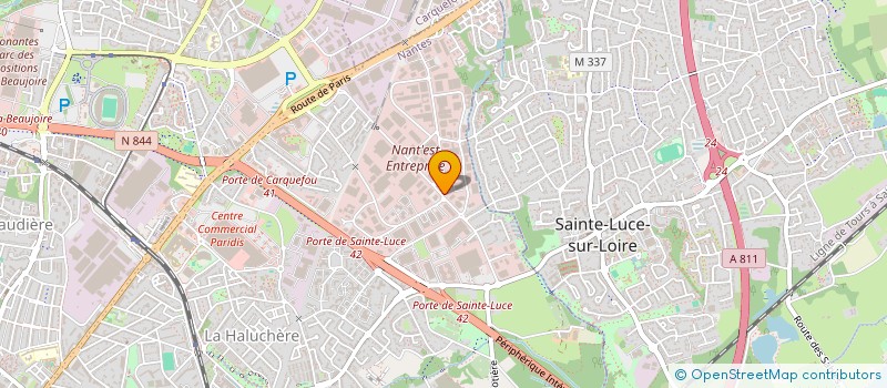 localisation de l'entreprise HOLDING JEROME SERPAULT à NANTES