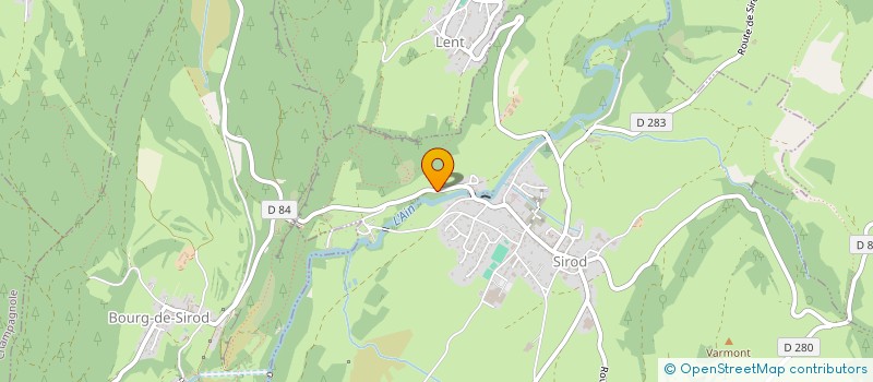 localisation de l'entreprise HOLDING JEROMINE  SIROD