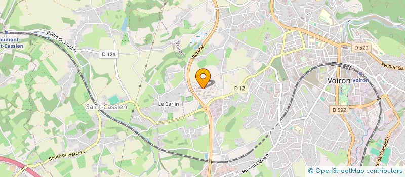 localisation de l'entreprise HOLDING JESS  VOIRON