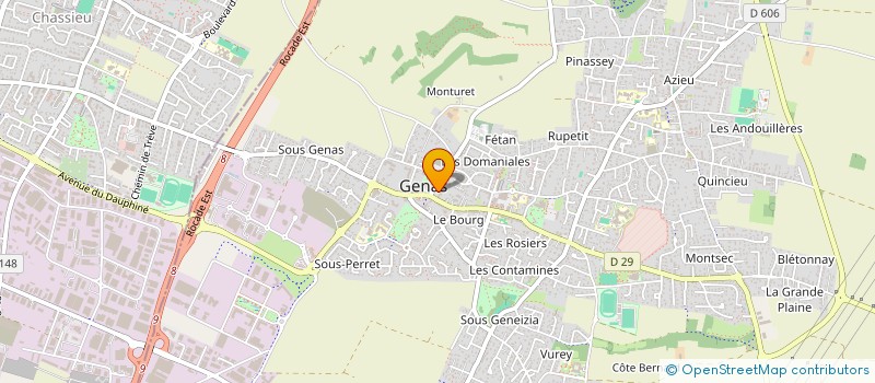 localisation de l'entreprise HOLDING JESSY  GENAS