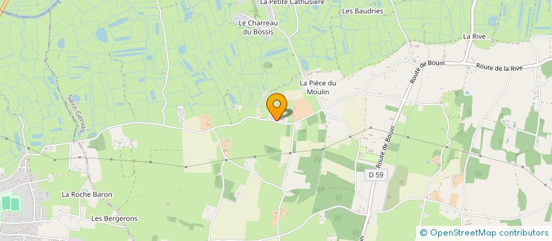 localisation de l'entreprise HOLDING JFP  SAINT-GERVAIS