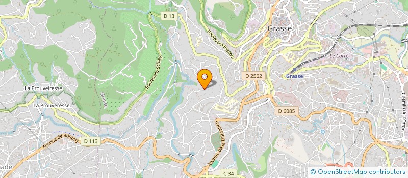 localisation de l'entreprise HOLDING JFZ  GRASSE