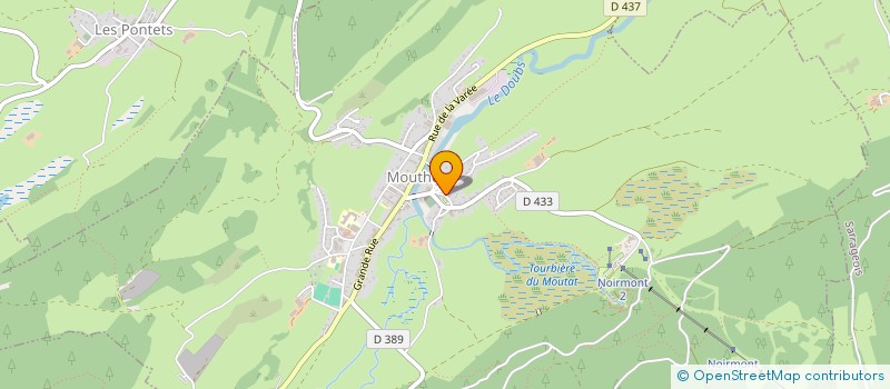 localisation de l'entreprise HOLDING JHP  MOUTHE