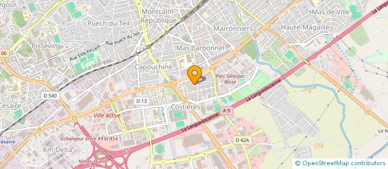 localisation de l'entreprise HOLDING JIANG ZHANG  NIMES