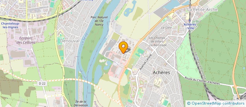 localisation de l'entreprise HOLDING JKH  ACHERES