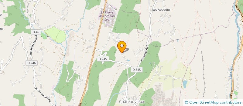 localisation de l'entreprise HOLDING JL  CHATEAUVIEUX