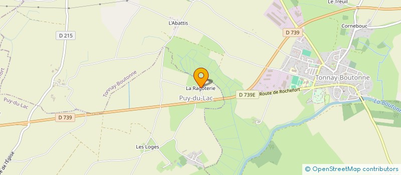 localisation de l'entreprise HOLDING JL  CHANTEMERLE-SUR-LA-SOIE